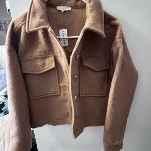 La Hearts Brown Teddy Jacket